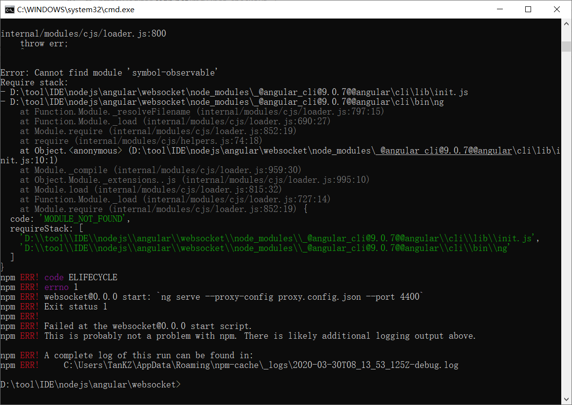 Error no matching distribution found for